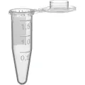 Пробирка пластиковая с крышкой, лабораторная, микроцентрифужная, стерильная, 1.5 мл, 500 штук