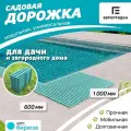 Садовая дорожка Еврогрядка 1 м х 0.6 м, цвет: бирюза