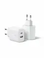 Сетевое зарядное устройство UGREEN X227 (45310) 20W USB-A+USB-C PD Charger EU. Цвет: белый