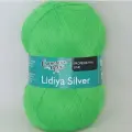 Пряжа Семеновская лидия сильвер 166230 неон зеленый (5 мотков)