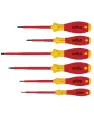Набор отвёрток Wiha 00833 SoftFinish electric деэлектрических Шлиц, Phillips, 6 предм.