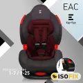 Автокресло детское Еду-Еду KS 525 ISOFIX от 9 до 25кг, гр. I/II, т. серый, т. красный