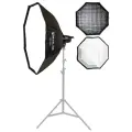 Софтбокс bowens октобокс для вспышки 95 см с сотами RL-SPG95