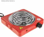 Плитка электрическая ENERGY EN-902R, 1000 Вт, 1 конфорка, красная