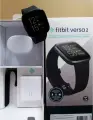 Умные часы Fitbit Versa2, монитор сердечного ритма, отслеживание сна, управление стрессом, водонепроницаемость 50 м