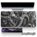Игровой коврик для мышки Gaming Loot 900х400 черно-серый дракон