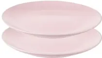 Набор тарелок Simplicity, Ø21,5 см, розовые, 2 шт, Liberty Jones, LT_LJ_SPLSM_CRR_21