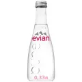Вода минеральная природная столовая питьевая Evian негазированная, стекло, 0.33 л