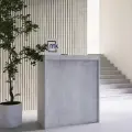 Стойка администратора / Кассовый стол из ЛДСП / Стойка ресепшн / Вулканический серый, бетон