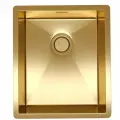 Стальная кухонная мойка Reflexion Como RX2038GD, брашированное золото
