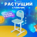 Растущий стул Anatomica Lux-02 светло-голубой