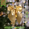 Банты на елку Merry Green 20 см, набор 48 штук, цвет золотой