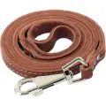 Поводок для собак Аркон Стандарт двухслойный 1.4 м 12 мм коньячный