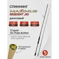 Спиннинг штекерный для рыбалки на джиг Maximus Resident Jig 24MH 244 см тест 10-42 гр