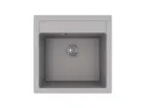 Мойка Florentina Липси FG, кварцевая, цвет грей, 51 см x 51 см