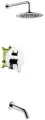 Смеситель на ванну Potato P3310-2 встраиваемый