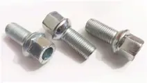 10 шт в упаковке Болт колёсный для VAG (Volkswagen, Audi, Skoda, Seat), аналог WHT002437, WHT001812 М14х1.5 27 мм полусфера