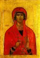 Марина (Маргарита) Антиохийская святая великомученица. Деревянная икона на левкасе 13 см