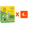VAN CAT CLINIC ULTRA SENSITIVE наполнитель комкующийся для туалета кошек с антибактериальным эффектом коробка (5,1 кг х 4 шт)