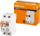 Дифференциальный автомат Tdm Electric АВДТ 63 2Р(1Р+N) C10 30мА 6кА тип А, SQ0202-0001