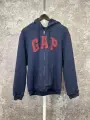 Худи GAP GАP ZIP FLEЕСЕ HООDIЕ BLUE, размер XL, , Синий принт