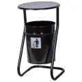 Урна Профметстиль уличная с крышкой, 21 л, черный