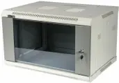 Телекоммуникационный шкаф настенный Lanmaster Pro TWT-CBWPG-9U-6X4-GY