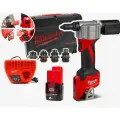 Аккумуляторный заклепочник M12 BPRT-201X, Milwaukee 4933464405