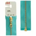 Riri Молния 3000083/60 № 4 60 см бирюзовый/золотистый