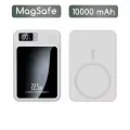 Повербанк Kingxbar MagSafe, для iPhone, 10 000mAh, 20W, беспроводной, белый