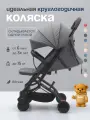 Коляска прогулочная складная для путешествий Tommy Trip серая