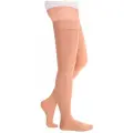 Чулки Idealista ID-300 с лентами на силиконовой основе, противоварикозные, 1 класс, S, Long (72-83 см), Карамель