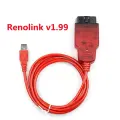 Renolink V2.10 OBD2 диагностический интерфейс программатор ECU V1.99 многофункциональный инструмент для кодирования ключей транспортных средств Renault Dacia, Renolink v1.99