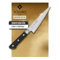 Кухонный Нож Обвалочный TOJIRO (F-803), длина лезвия 15,0 см, сталь VG10, 3 слоя, рукоять эко-древесина, Япония