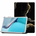 Умный чехол для Xiaomi Pad 7 / Pad 7 Pro / Ксиаоми Пад 7 2024 года, 11.2 дюйма, черный мрамор