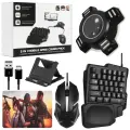 Игровой набор 5в1 для смартфона и ПК PC клавиатура, мышь, коврик, подставка для телефона RGB Light для FPS игр