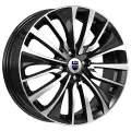 Колесный диск Кик Flanker (КС905) 6.5x17/4x100 D67.1 ET37 алмаз чёрный