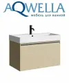 Тумба под раковину Aqwella Pure подвесная