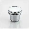Выпуск для сифона click-clack цельномет. пробка 63мм без перелива F62 (хром)