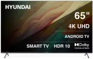 Телевизор Hyundai H-LED65BU7009, 65, 4K, HDR, Android TV, Bluetooth, Wi-F