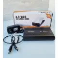 Внешний корпус для жёсткого диска, HDD, USB 3.0, 3.5, метал, черный
