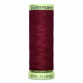 Нитки швейные Top Stitch 30/30 м для декоративной отстрочки, 100% полиэстер, Gutermann 744506 (368 бордо), 5 шт