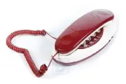 Телефон проводной вектор 602/01 повтор последнего набранного номера, темно-бордовый