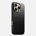 Кожаный чехол Nomad Modern Leather Case для iPhone 16 Pro черный (Black)
