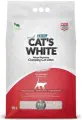 Наполнитель для кошачьих туалетов Cat's White Natural комкующийся, бентонитовый натуральный без ароматизатора (10л)