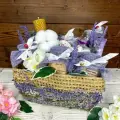 Подарочная корзина Zakazpodarka24 Цветущий Прованс, для взрослых, подарочная упаковка