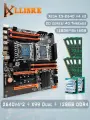 Комплект двухпроцессорная материнская плата KLLISRE ZX-DU99D4 + Xeon 2640 V4 + 128GB DDR4 ECC 8x16GB