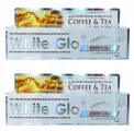 White Glo Зубная паста Отбеливающая, Для любителей кофе и чая, 100 гр, 2 шт