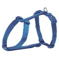 Шлейка TRIXIE Premium H-harness S-M, обхват шеи 30  см, голубой королевский