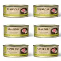 Влажный корм для кошек GRANDORF консервы с филе тунца и мясом краба 70 гр (6 штук)